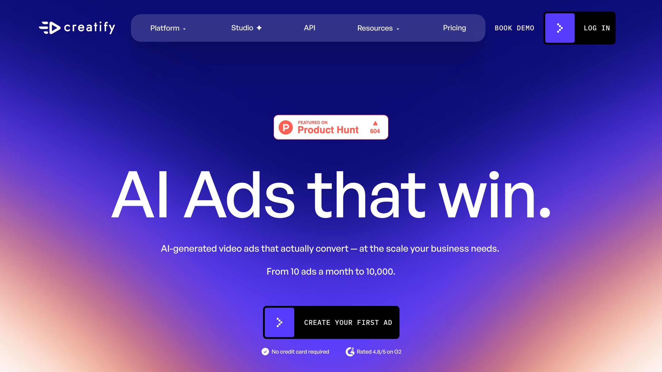 Creatify AI UGC ad generator