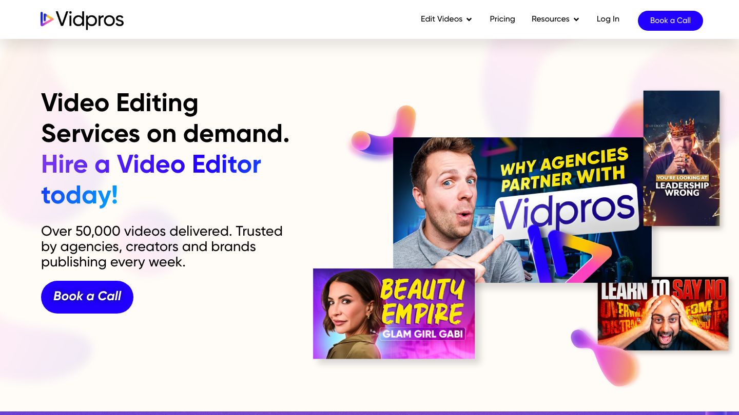 Vidpros video editing services